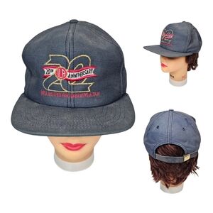 Vintage NRA ILA 20th Anniversary Hat Strapback USA Made Cap Adjustable‎ Blue Dad